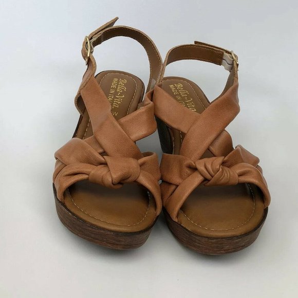 Bella Vita Italy Wes Women Shoes Wedge Sandals 7.5 - Picture 4 of 10